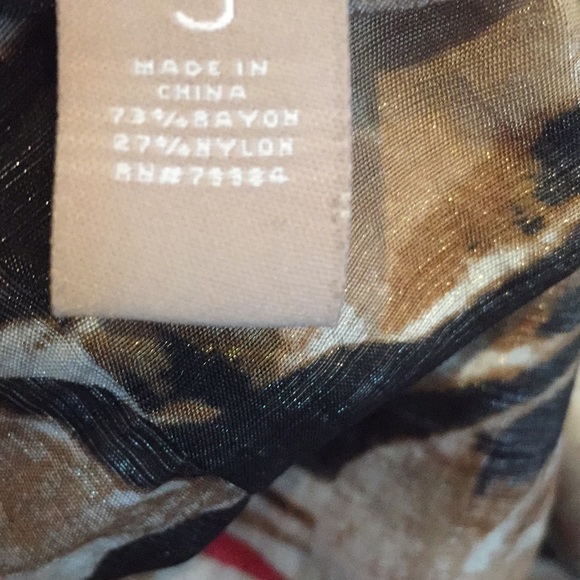 Chico’s printed light jacket (sz 3-XL sz 16) - Picture 9 of 10